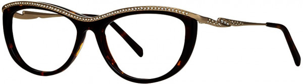 Caviar Caviar 4403 Eyeglasses, (16) Tortoise/Gold w/ Clear Crystal Stones