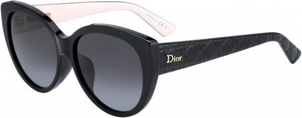 Christian Dior Diorlady 1Nf Sunglasses, 0807 Black
