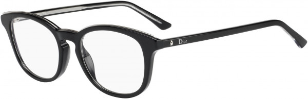 Christian Dior Montaigne 40 Eyeglasses, 0VSW Black Crystal