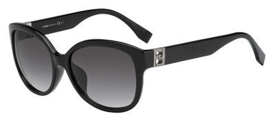 Fendi Ff 0069/F/S Sunglasses, 0D28(9O) Shiny Black