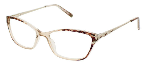 ClearVision CADENCE Eyeglasses, Brown Multi