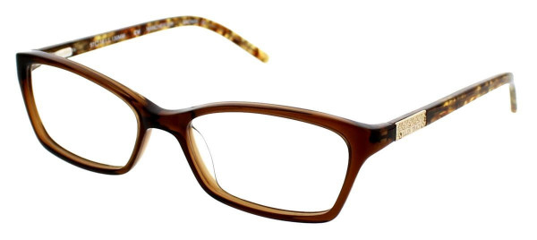 Ellen Tracy MANCHESTER Eyeglasses, Brown