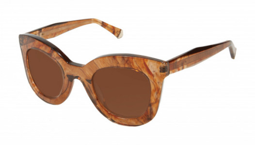 Kate Young K533 Sunglasses, Brown (BRN)