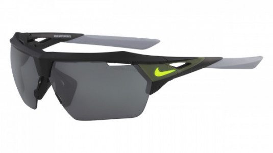 Nike NIKE HYPERFORCE EV1028 Sunglasses, (070) MATTE BLACK/GREY SILVER FLASH