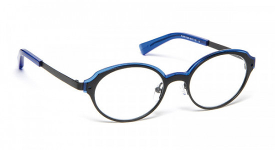 J.F. Rey PLUME Eyeglasses, BLACK/BLUE (0025)