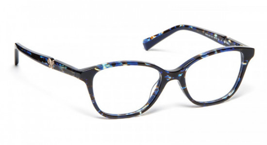 J.F. Rey PAPILLON Eyeglasses, PAPILLON 2525 DEMI BLUE (2525)