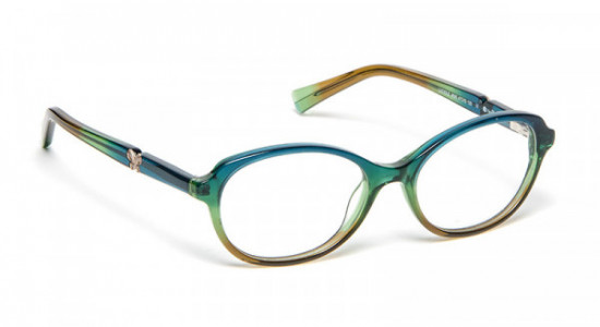 J.F. Rey LUCIOLE Eyeglasses, GREEN/GOLD (4595)