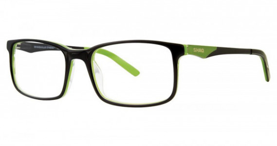 Shaquille O’Neal QD 508Z Eyeglasses, 232 Black Green