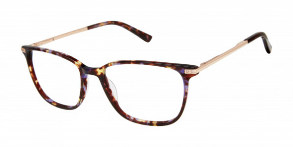 Ted Baker B748 Eyeglasses, Purple Tortoise (PLU)