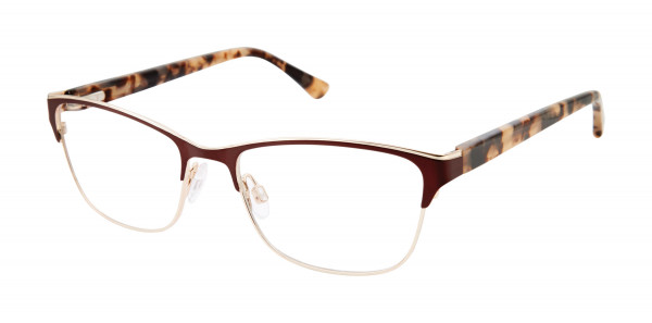 Geoffrey Beene G222 Eyeglasses, Brown /Gold (BRN)