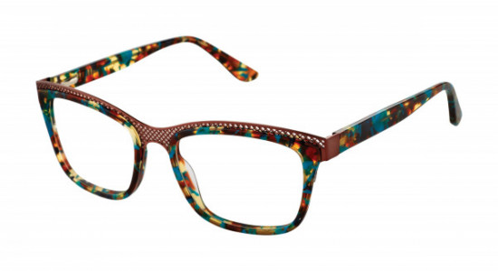 gx by Gwen Stefani GX035 Eyeglasses, Teal Tortoise (TEA)