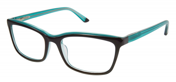 Humphrey's 594019 Eyeglasses, Black/Turquoise - 10 (BLK)