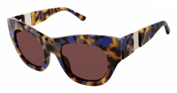 L.A.M.B. LA531 Sunglasses, Blue Tortoise (BLU)