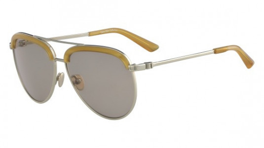 Calvin Klein CK8048S Sunglasses, (714) SHINY LIGHT GOLD