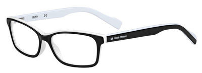 HUGO BOSS Orange Bo 0173 Eyeglasses, 0ZLM(00) Black White