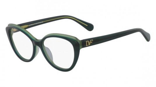 Diane Von Furstenberg DVF5098 Eyeglasses, (300) GREEN LAMINATE