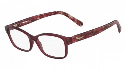 Ferragamo SF2798 Eyeglasses, (613) CRYSTAL RED