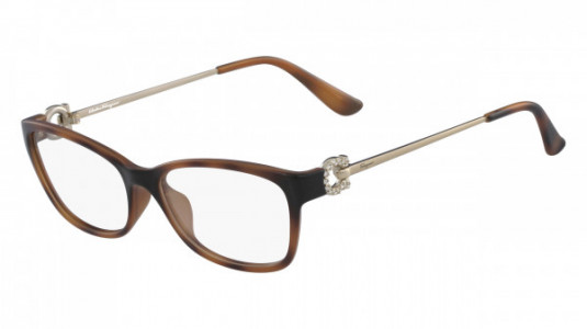 Ferragamo SF2799R Eyeglasses, (214) HAVANA