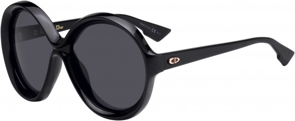 Christian Dior Diorbianca Sunglasses, 0807 Black