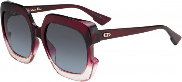 Christian Dior Diorgaia Sunglasses, 00T5 Burgundy Pink