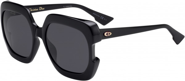 Christian Dior Diorgaia Sunglasses, 0807 Black
