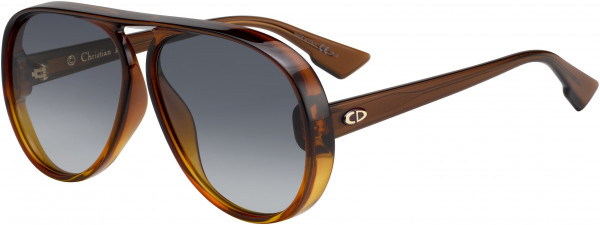 Christian Dior Diorlia Sunglasses, 012J Brown Orange