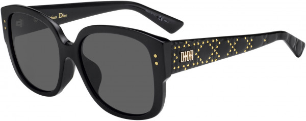 Christian Dior Ladydiorstudsf Sunglasses, 0807 Black