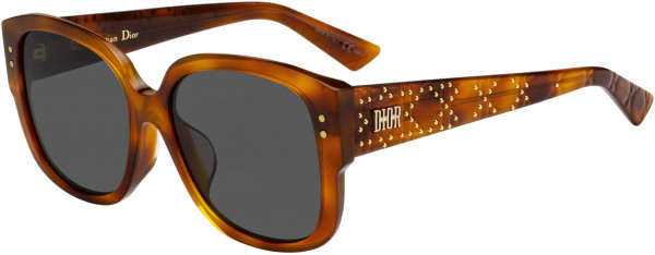 Christian Dior Ladydiorstudsf Sunglasses, 0SX7 Light Havana