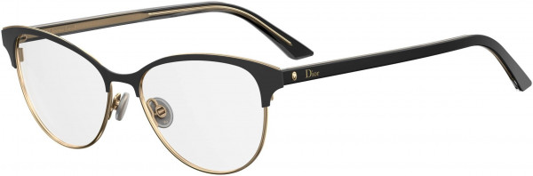 Christian Dior Montaigne 51 Eyeglasses, 0I46 Black Gold