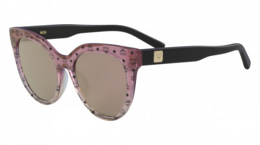 MCM MCM657S Sunglasses, (660) ROSE/HONEY IRIDESCENT VISETOS