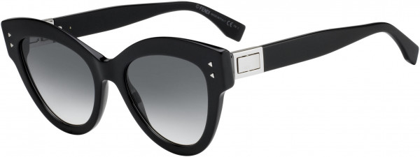 Fendi FF 0266/S Sunglasses, 0807 Black