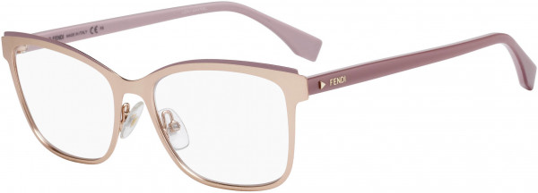 Fendi FF 0277 Eyeglasses, 0EYR Gold Pink