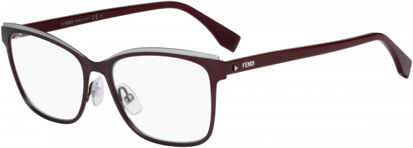 Fendi FF 0277 Eyeglasses, 0LHF Opal Burgundy