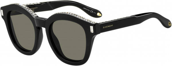 Givenchy GV 7070/S Sunglasses, 07C5 Black Crystal