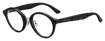 Jimmy Choo Safilo Jc 197/F Eyeglasses, 0NS8(00) Black Glitter