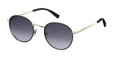 Max Mara Mm Needle Viifs Sunglasses, 02M2(9O) Black Gold