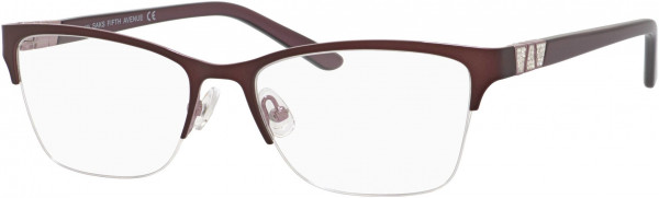Saks Fifth Avenue Saks 305 Eyeglasses, 0OQ5 Plum Lilc