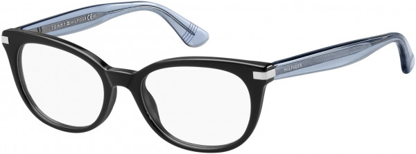 Tommy Hilfiger TH 1519 Eyeglasses, 0OY4 Black Azure