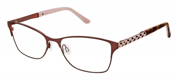 Lulu Guinness L200 Eyeglasses, Brown (BRN)
