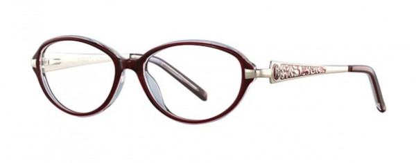 Jessica McClintock JMC 4033 Eyeglasses, Wine Laminate