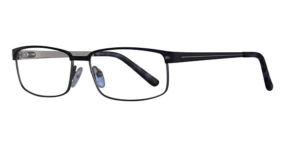 Oscar de la Renta OSM826 Eyeglasses, 414 Semi Matte Navy