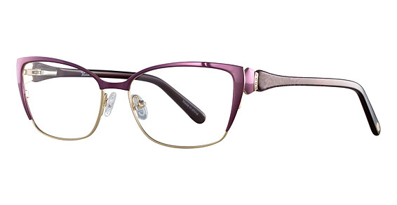 Alpha Viana V1034 Eyeglasses, C1 Purple/Gold