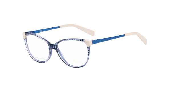 Alpha Viana V-1043 Eyeglasses, C2-demi/blue