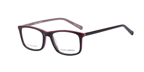 Alpha Viana H-6027 Eyeglasses, C3- shiny maroon/ red