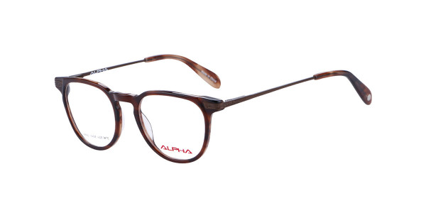 Alpha Viana A-3063 Eyeglasses, C3 - Demi/Brown