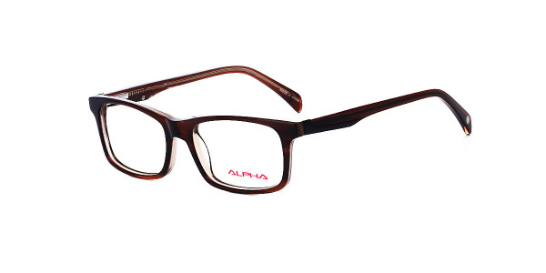 Alpha Viana A-3044 Eyeglasses, C2 - Brown/L.Brown