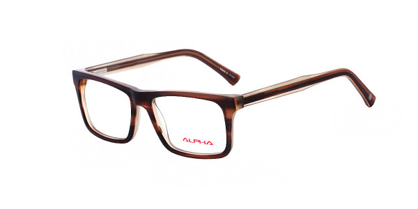 Alpha Viana A-3045 Eyeglasses, C3 - Brown/Light Brown