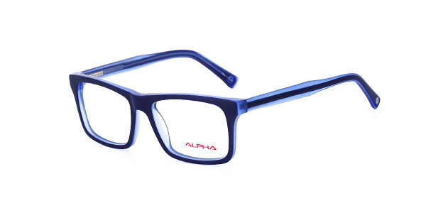 Alpha Viana A-3045 Eyeglasses, C2 - Blue/Light Blue