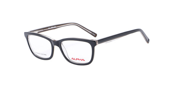 Alpha Viana A-3048 Eyeglasses, C1 - Black/Crystal