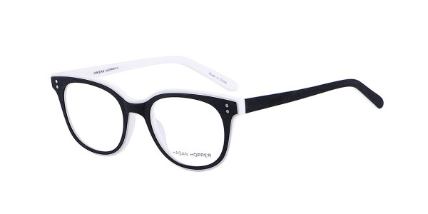 Alpha Viana H-6028 Eyeglasses, C3- black / white